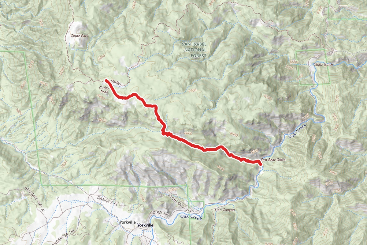 Tanner Trail via East Bear Gulch Trailhead