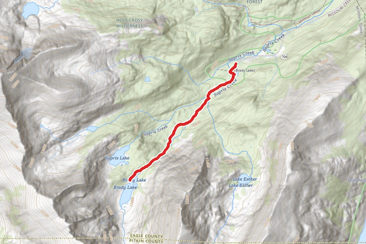 Brady Lake Trail