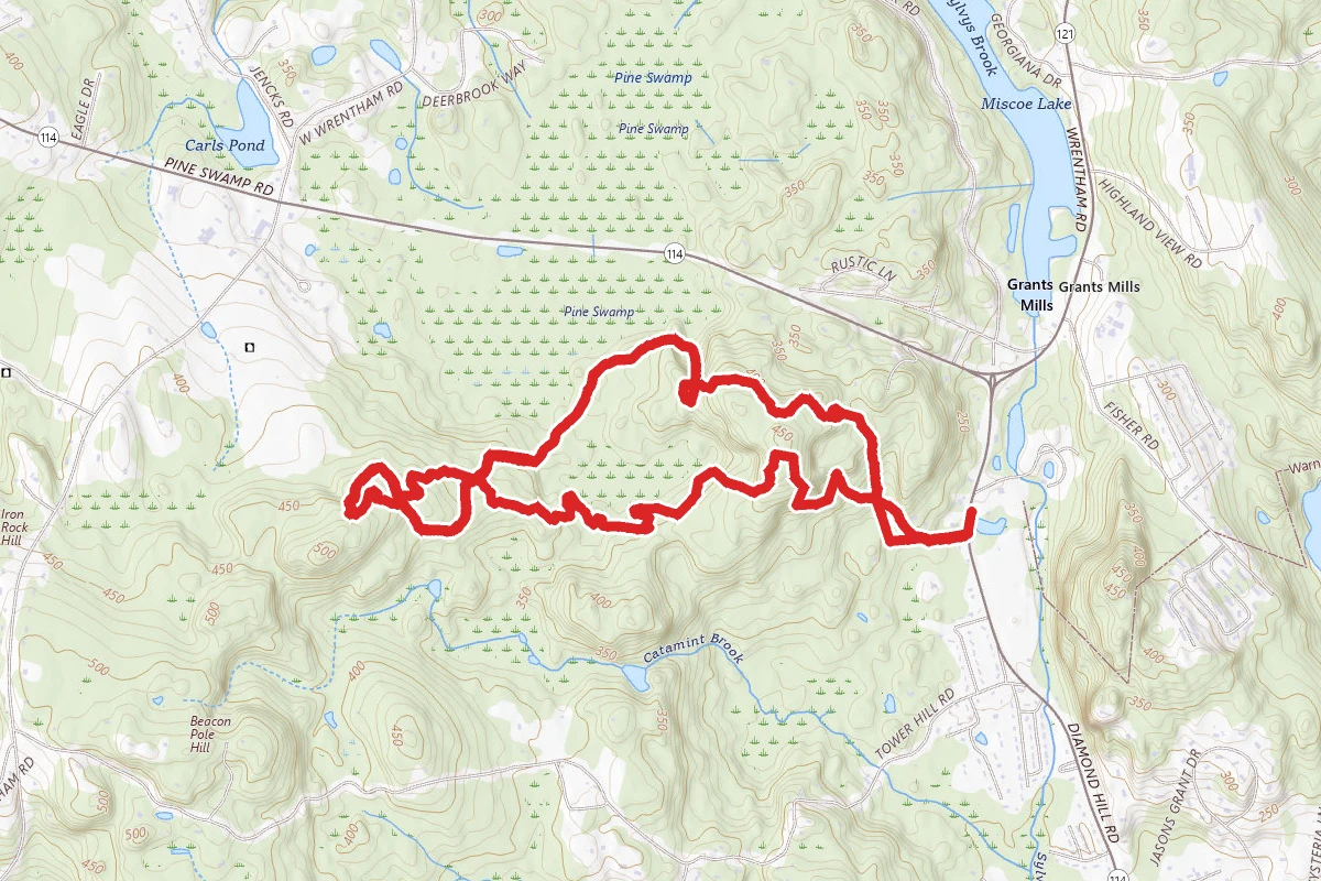 Diamond Hill Mountain Bike Trail