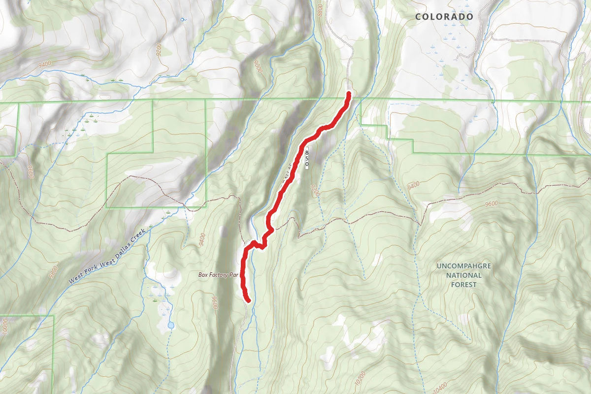 West Fork Dallas Creek Trail