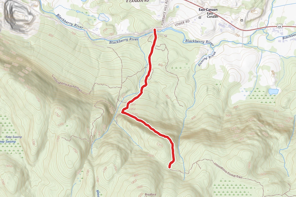 Iron Trail via Beckley Furnace (Short Option)
