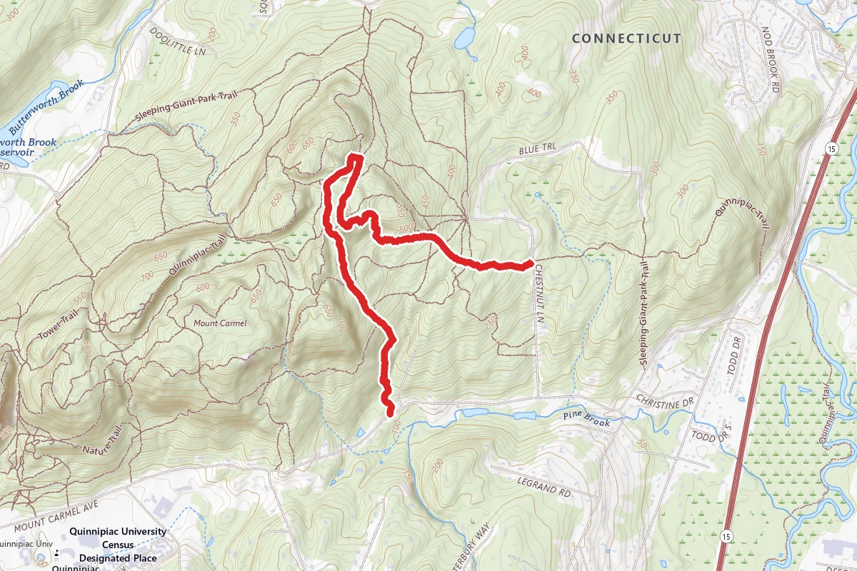 Quinnipiac and Red Square Trail