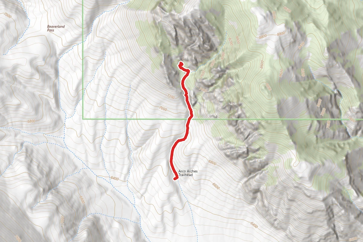 Chalis National Forest Natural Arch
