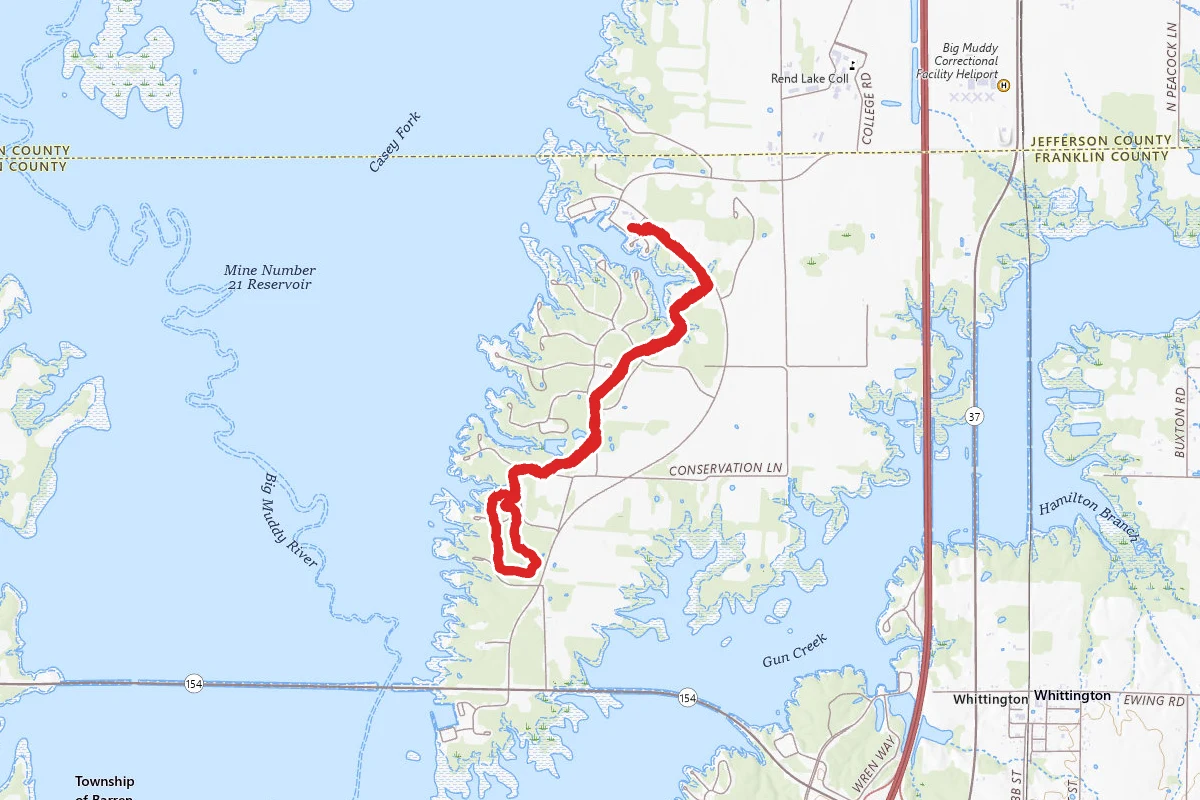 Wayne Fitzgerrell State Park Trail