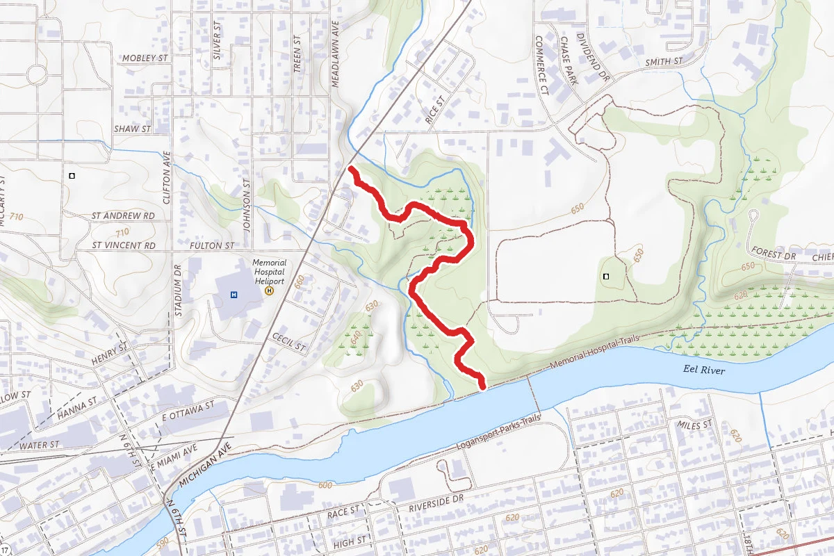 Labryinth Trail to Eel River