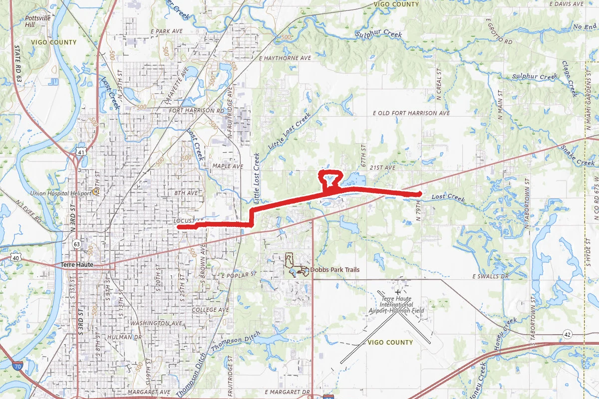 Heritage Trail and Maple Avenue Lake