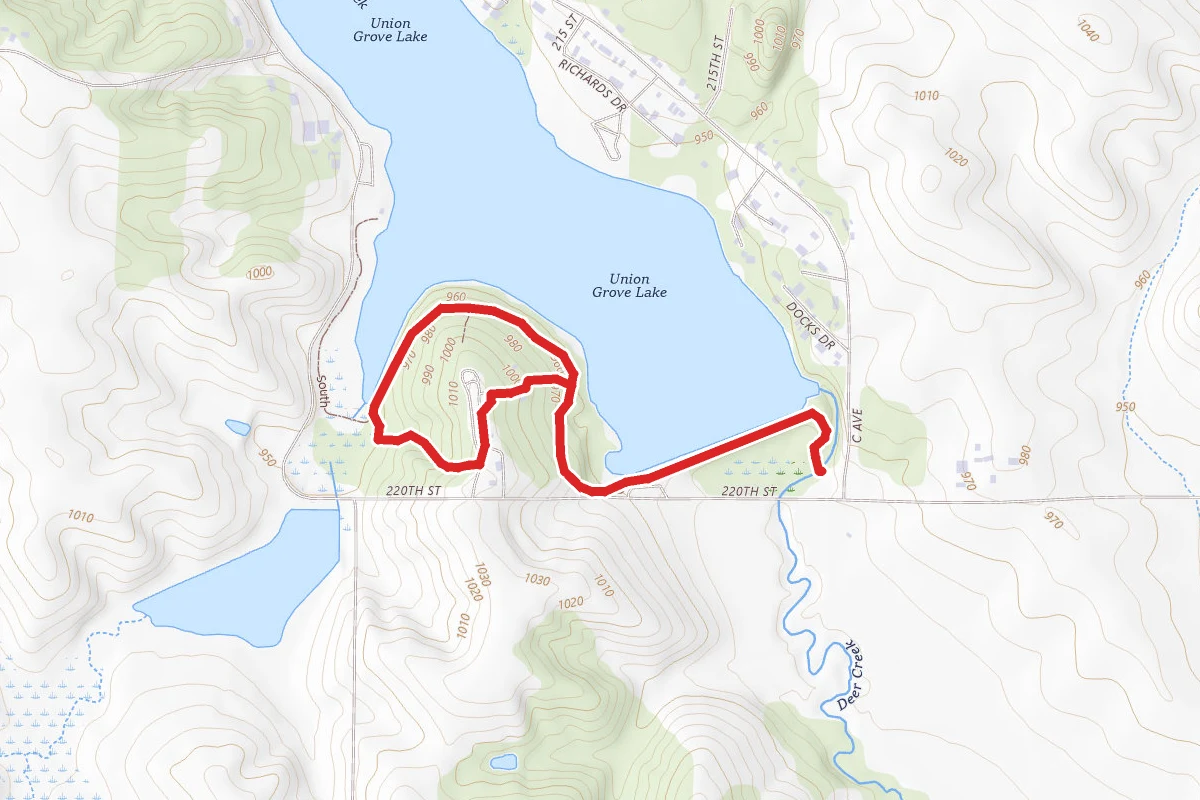 Union Grove Lake Lower Loop