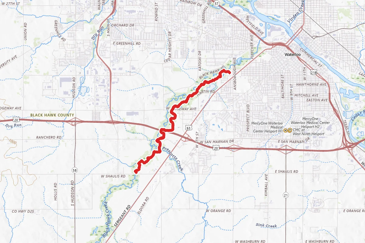 Black Hawk Creek Trail