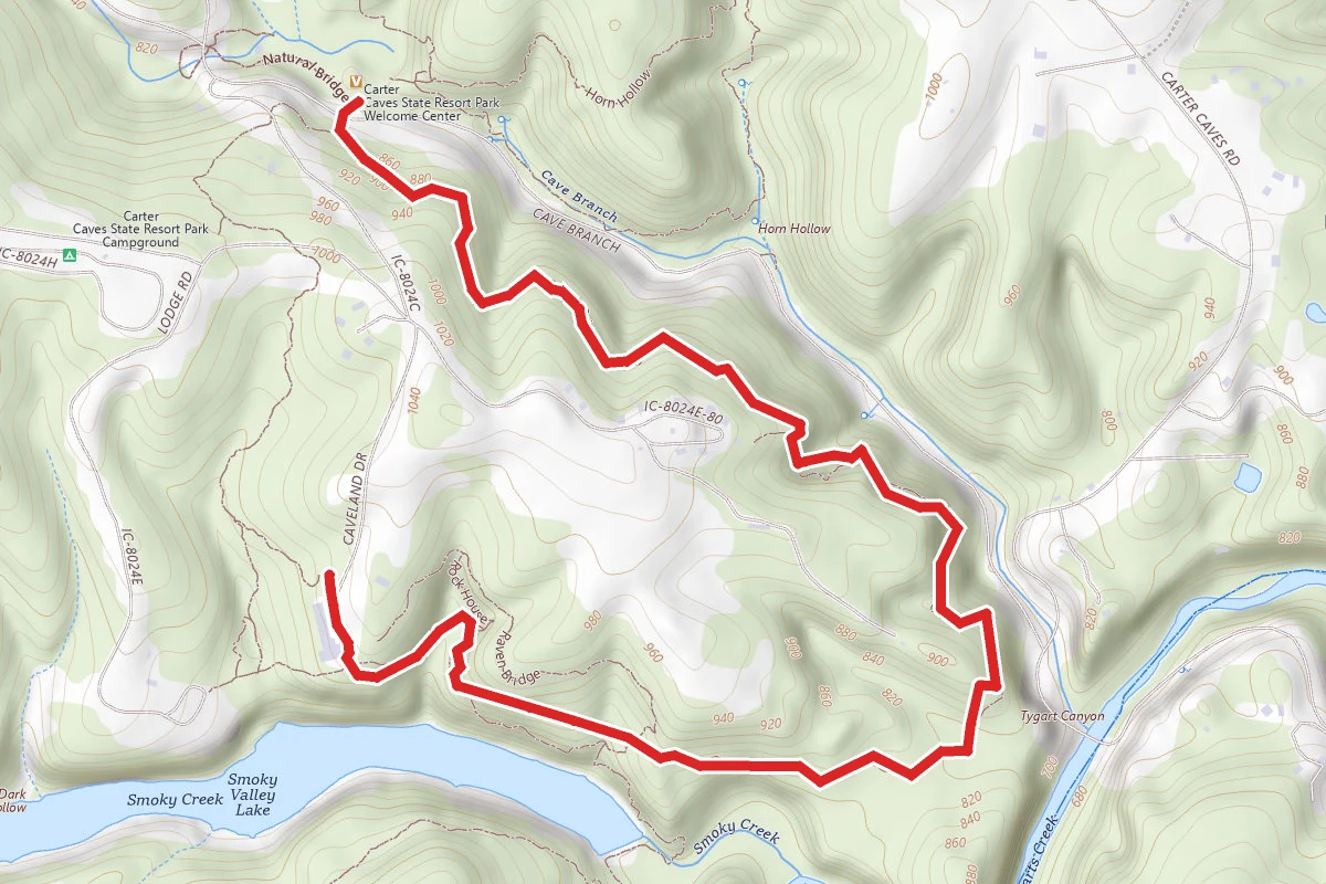 Carter Caves Trail