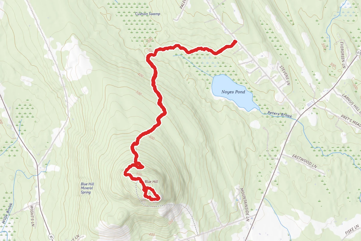 Blue Hill Mountain via Becton Trail