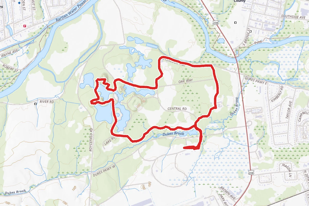 West Lane and Oak Way Loop