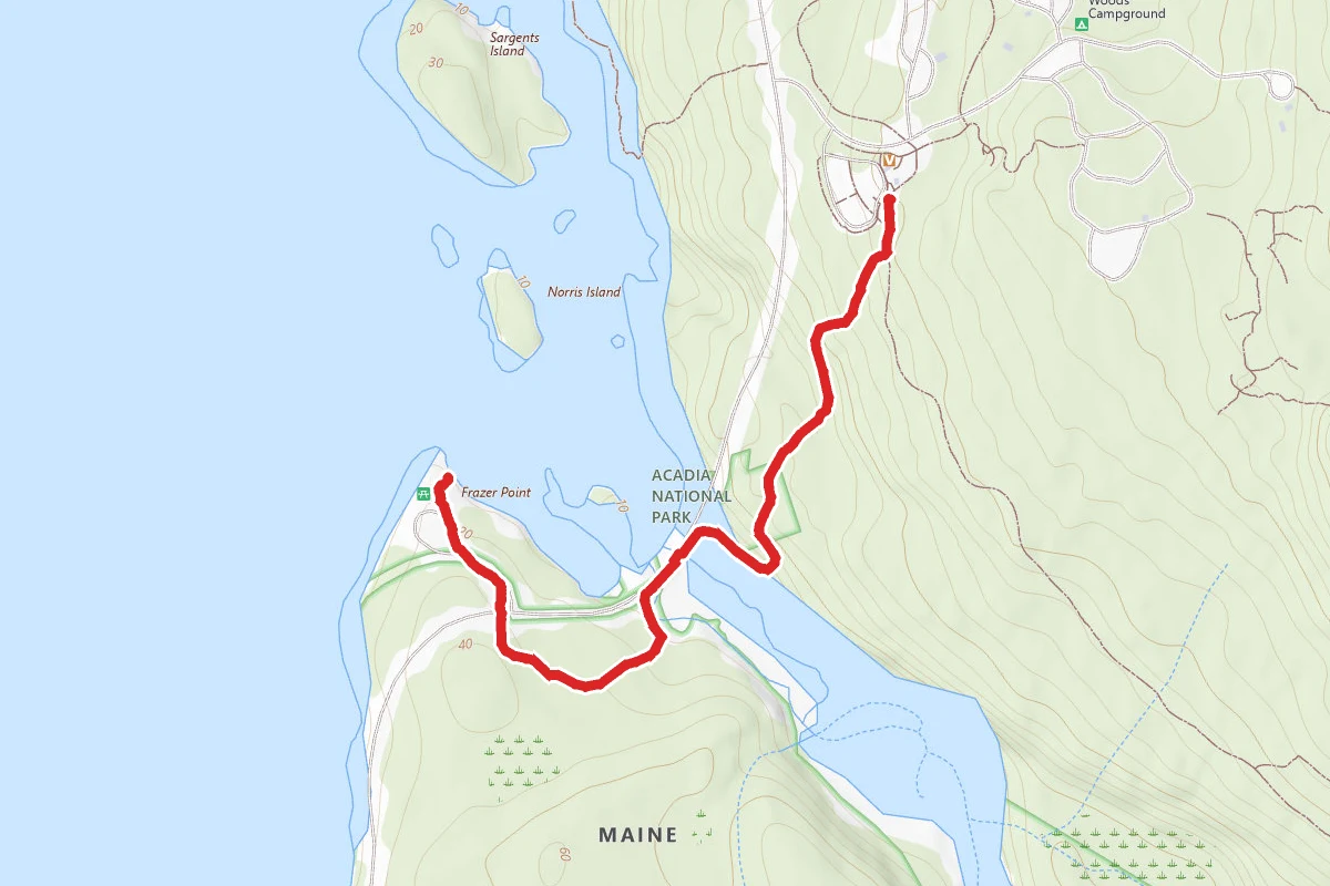 Frazer Point via Frazer Creek Bike Path