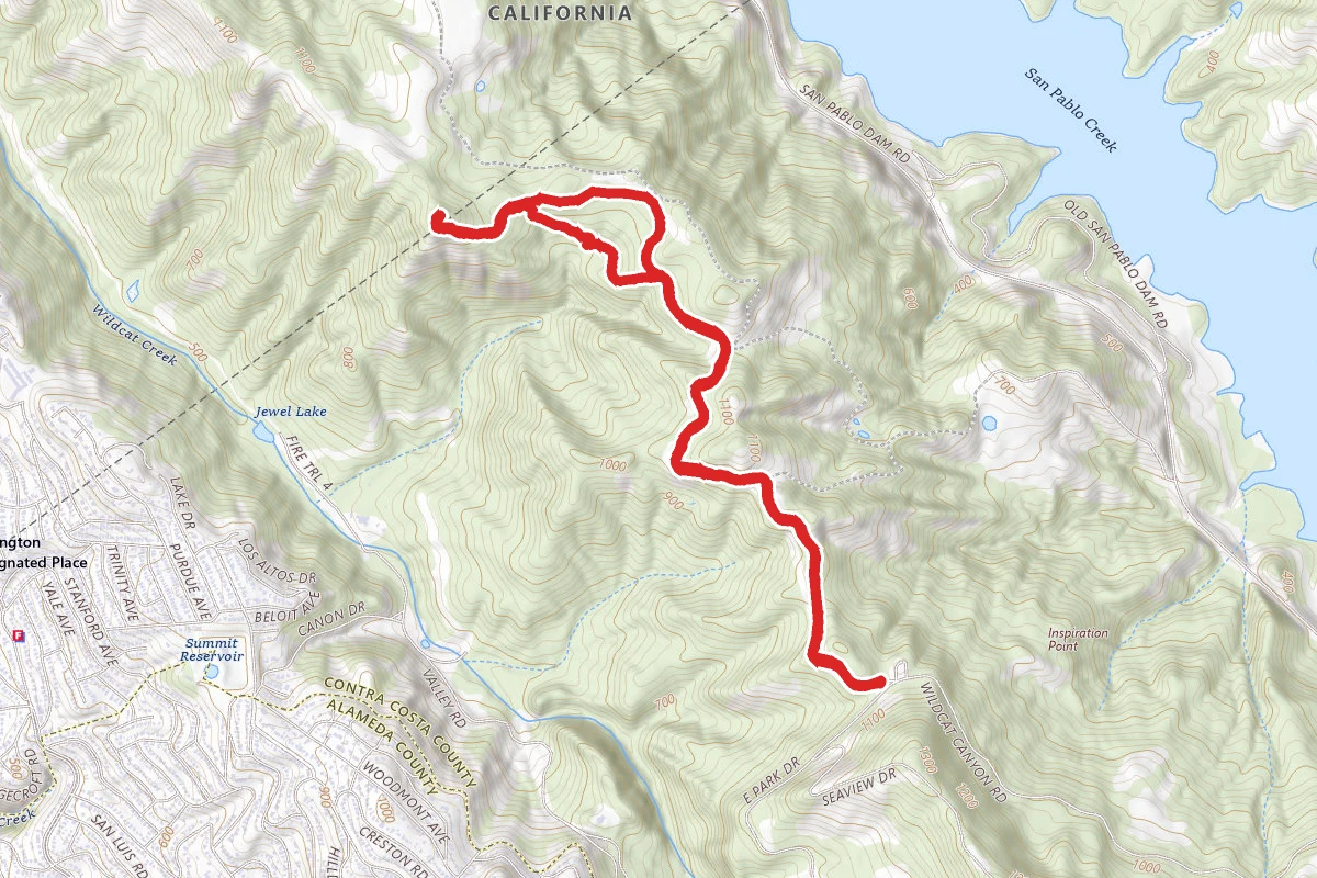 Inspiration Point to Wildcat Peak