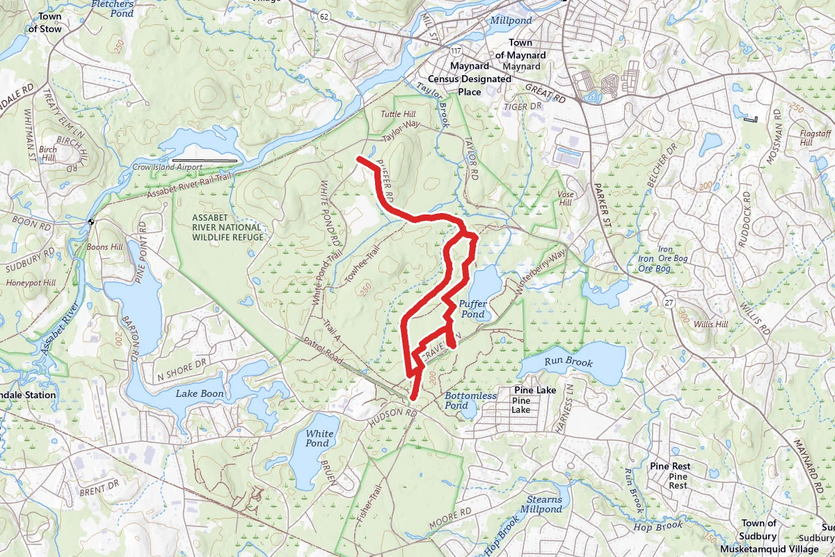 Tri-Town, Harrys Way and Hill Trail Loop