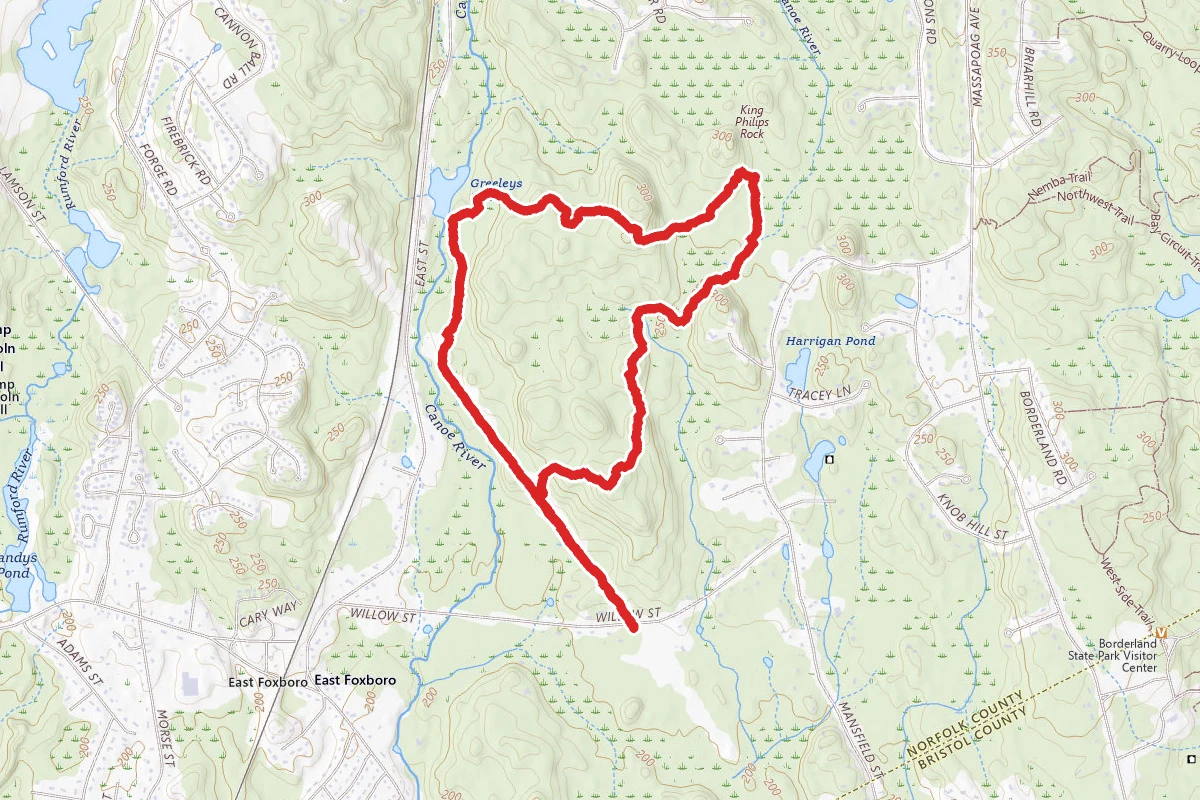 Foxboro Conservation Land Outer Loop