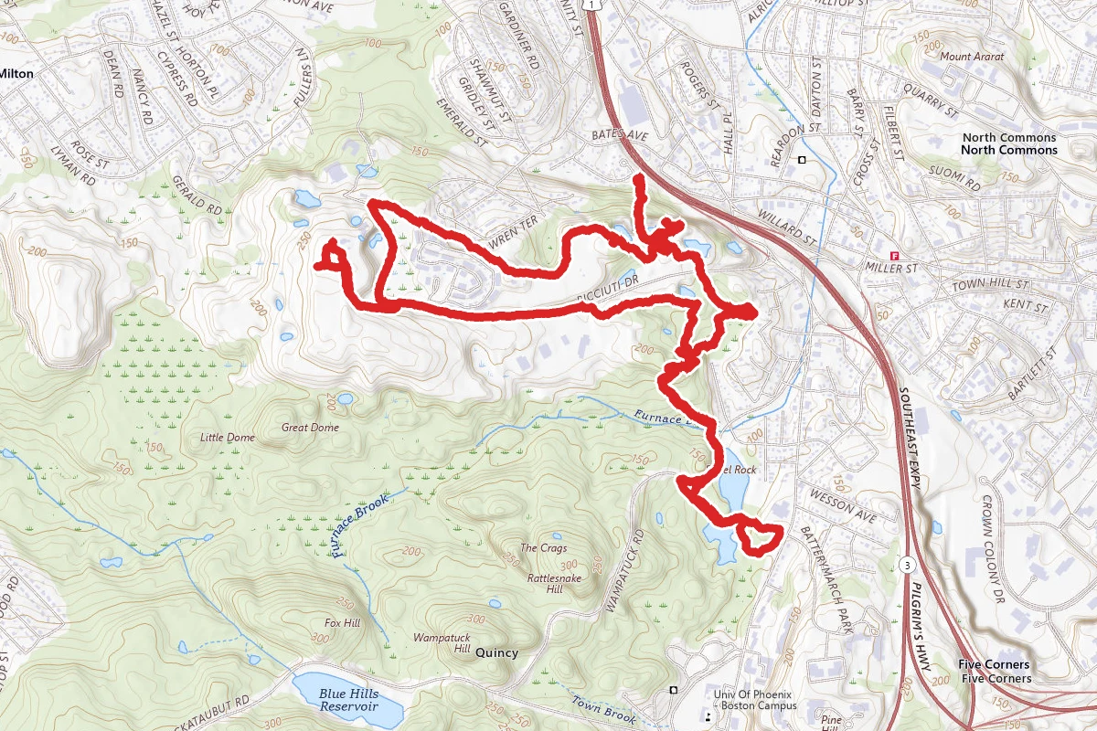 West Quincy Quarries Loop