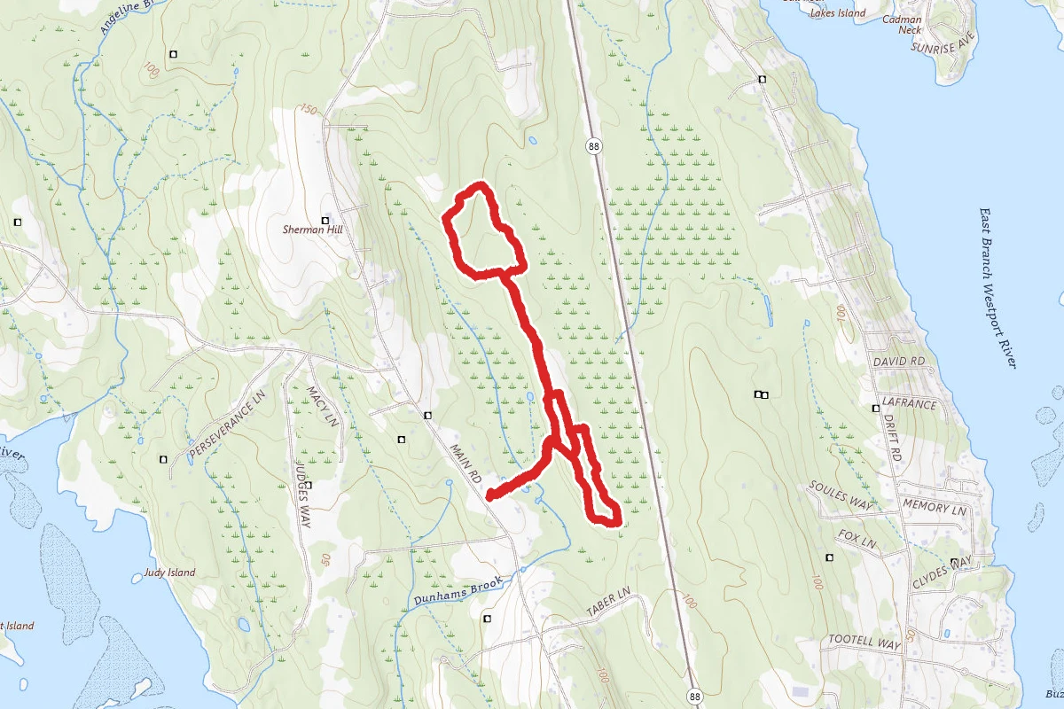 Dunhams Brook Conservation Area Long Loop