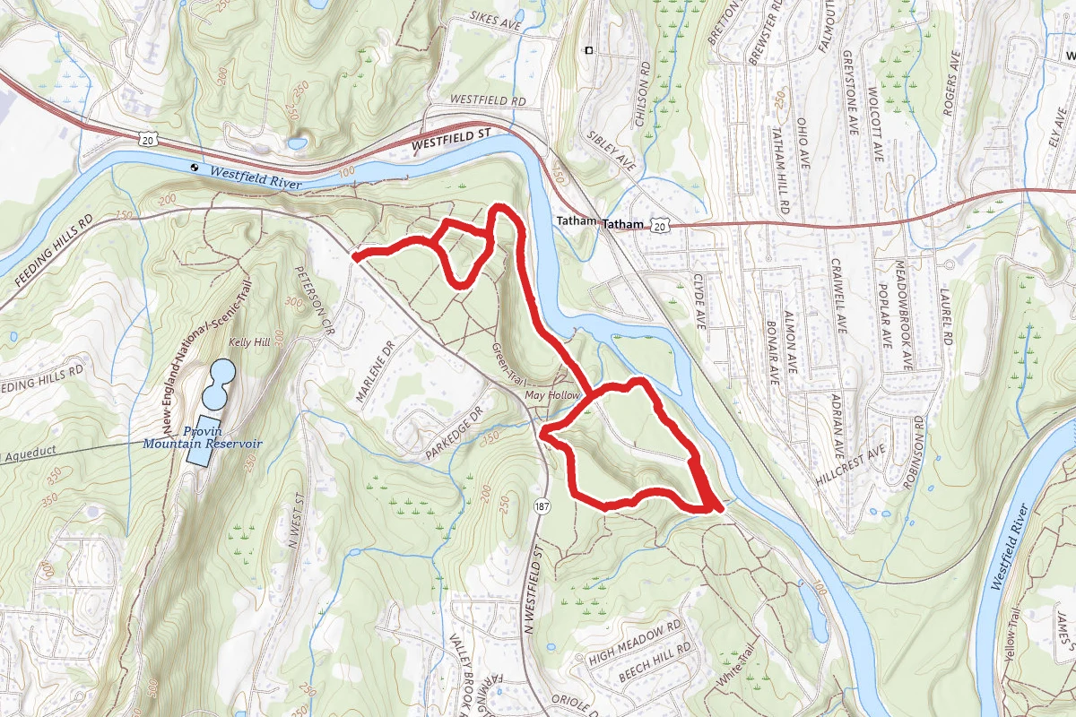 East and Small Waterfalls Trail