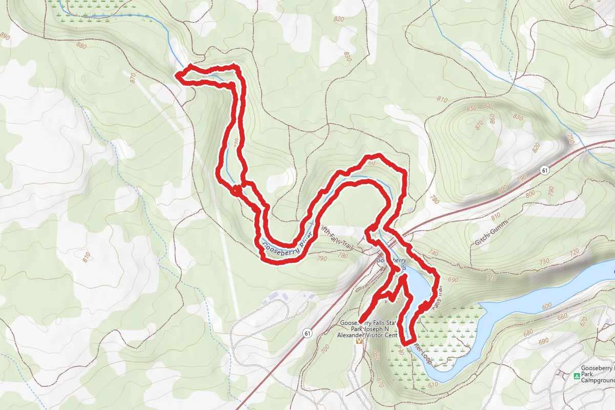 Fifth Falls and Superior Hiking Trail Loop