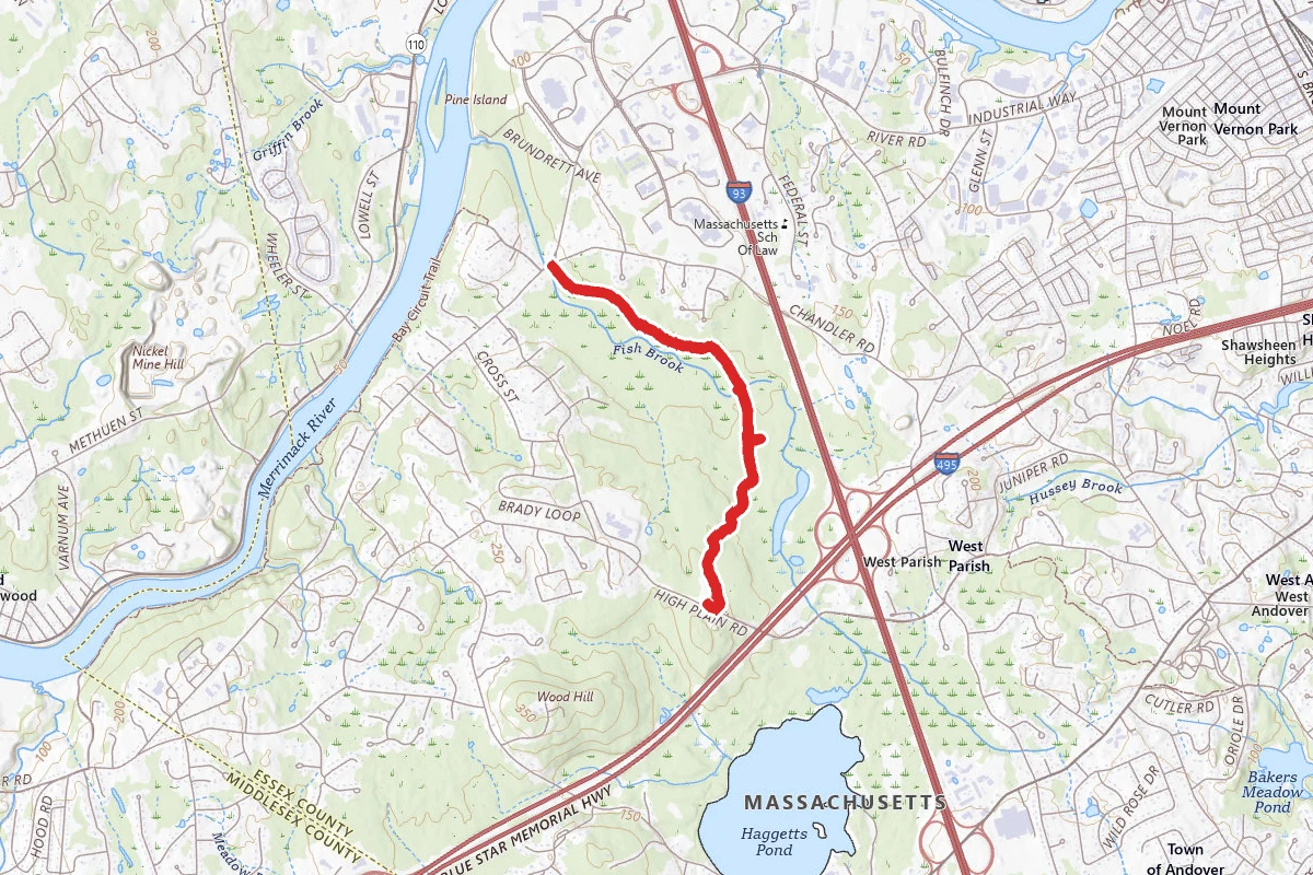 Fish Brook Trail and Harolds Trail