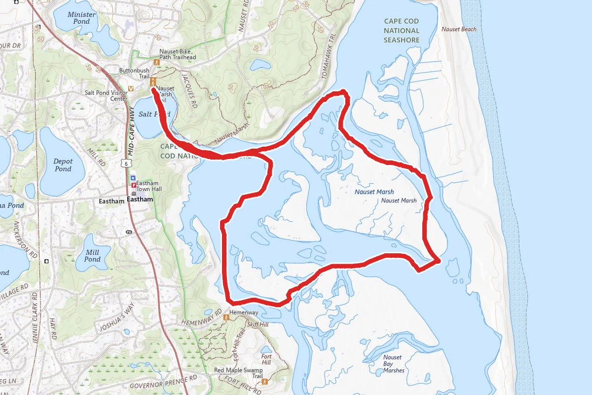 Nauset Marsh and Salt Pond Bay