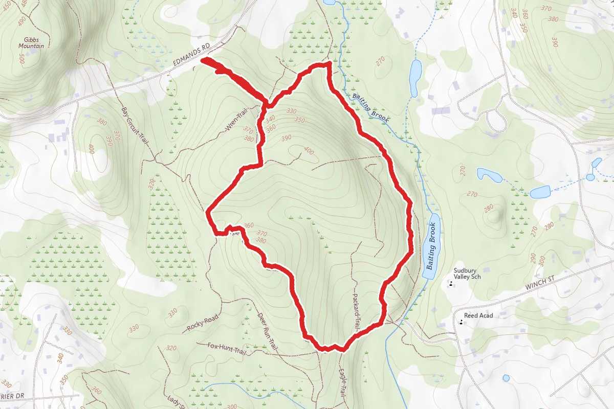 Bay Circuit, Fox Hunt, Juniper and Rocky Road Loop