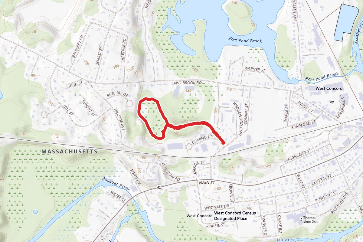 Secondary Trail (Red)