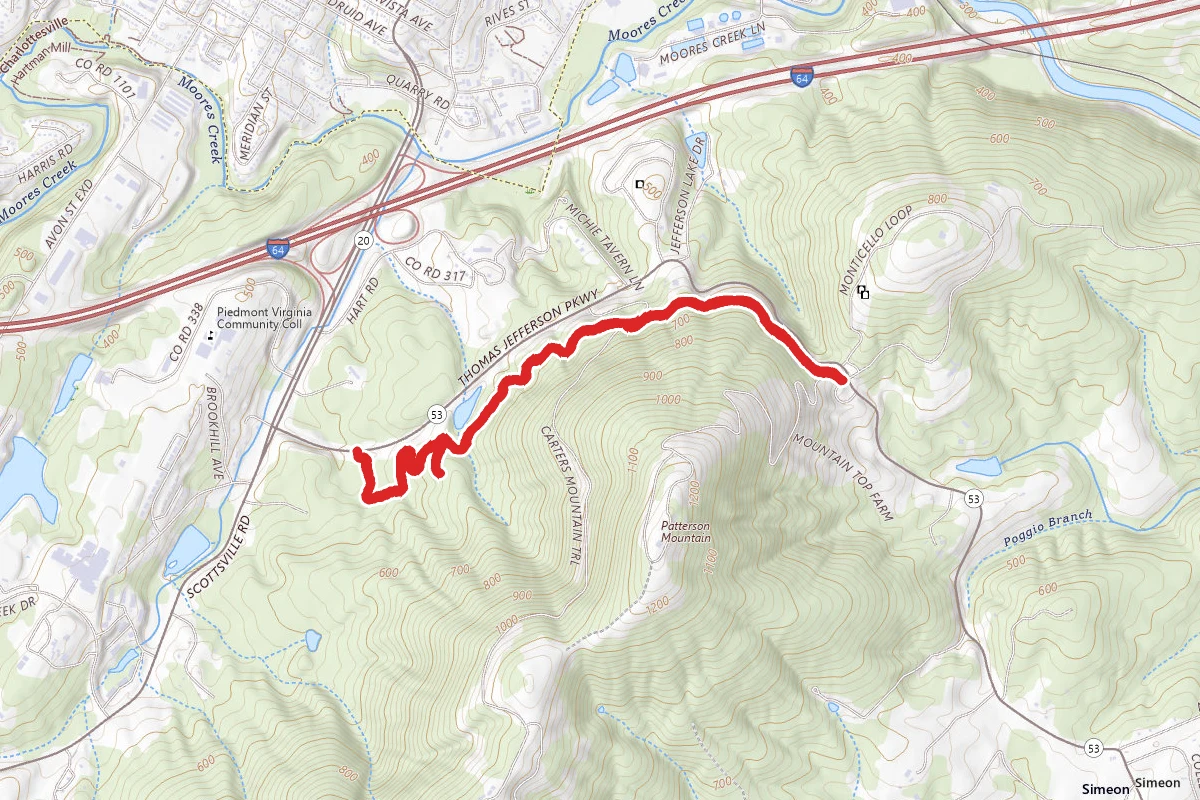 Saunders-Monticello Trail