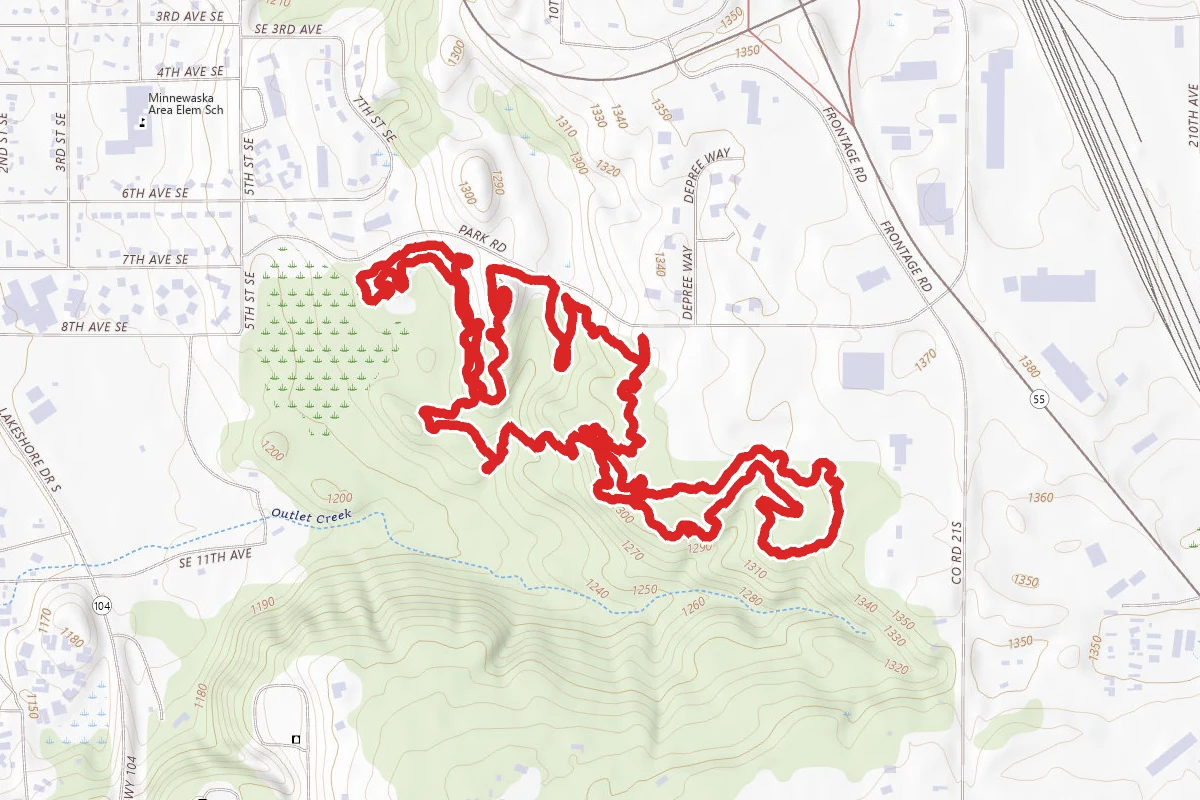Barsness Single Track MTB Trail