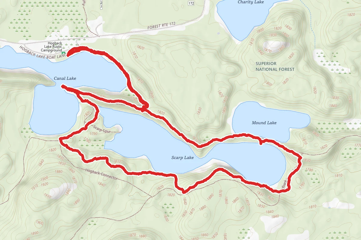 Hogback Lake Loop
