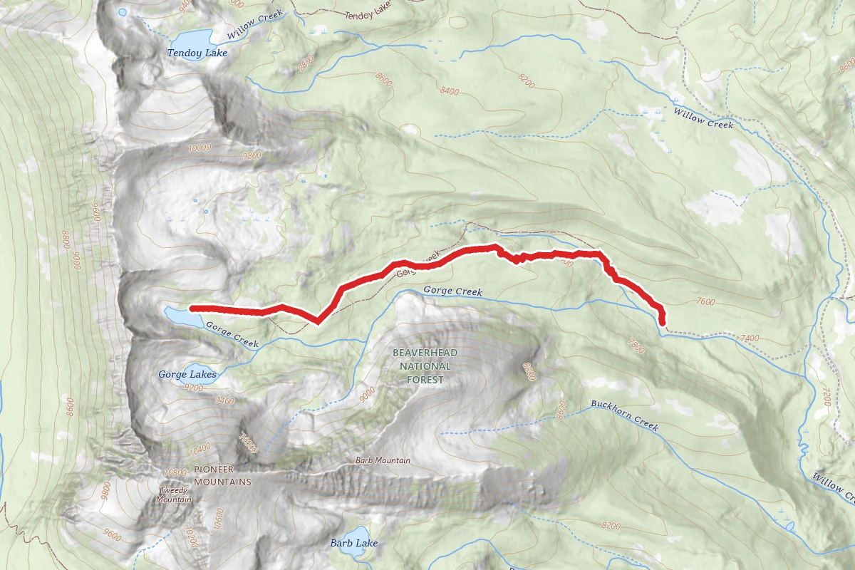 Gorge Lakes Trail