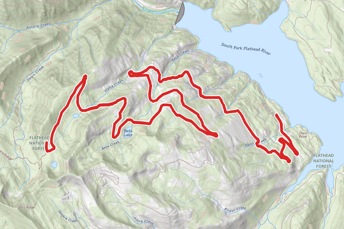 Hungry Horse Reservoir Trail