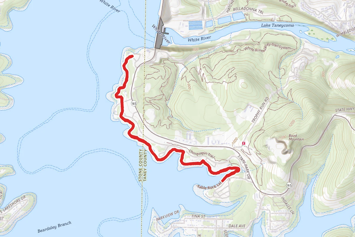 Table Rock Lakeshore Trail