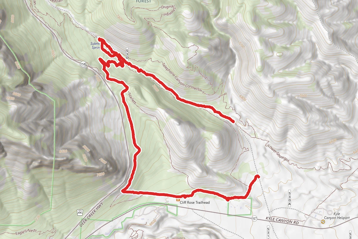 Step Ladder and Telephone Canyon Loop