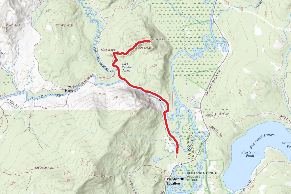 Diamond Peaks Trail