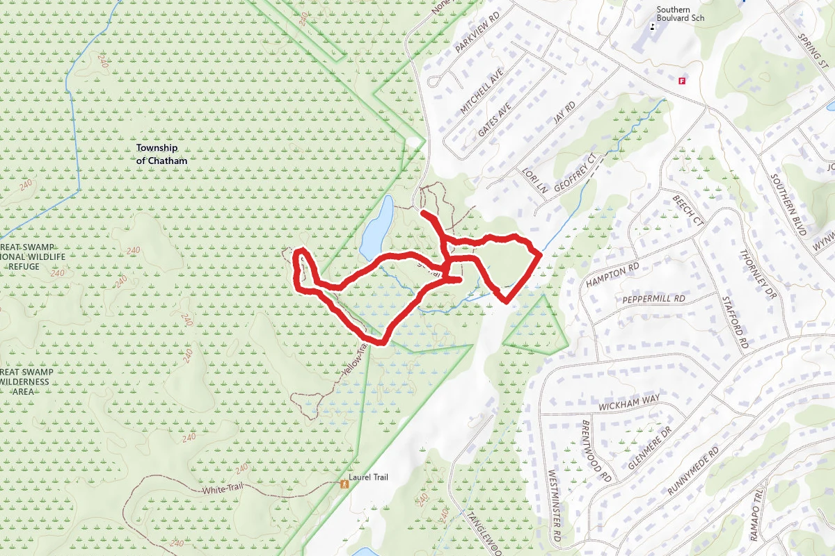 Orange and Red Loop Trails