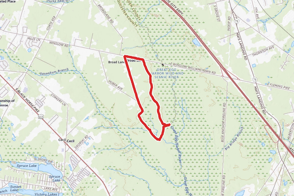 Winslow WMA, West River Trail and Broad Lane