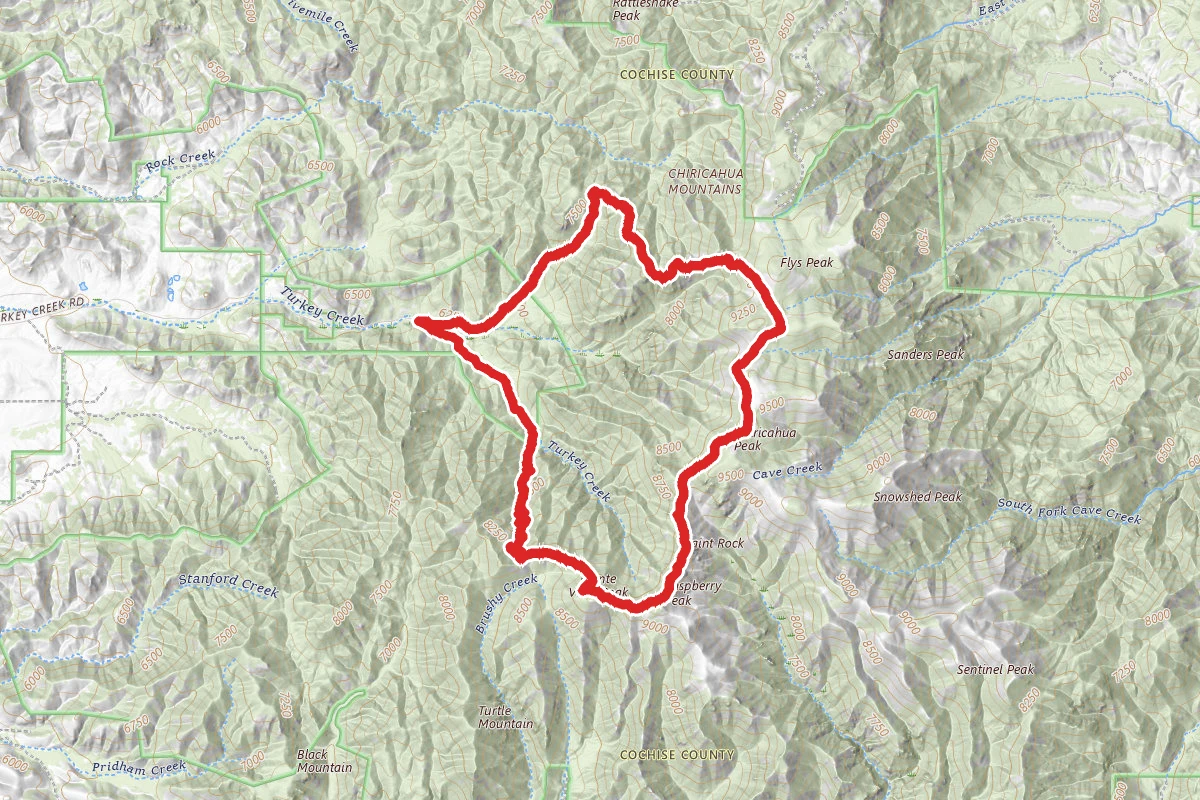 Chiricahua Peak Trail