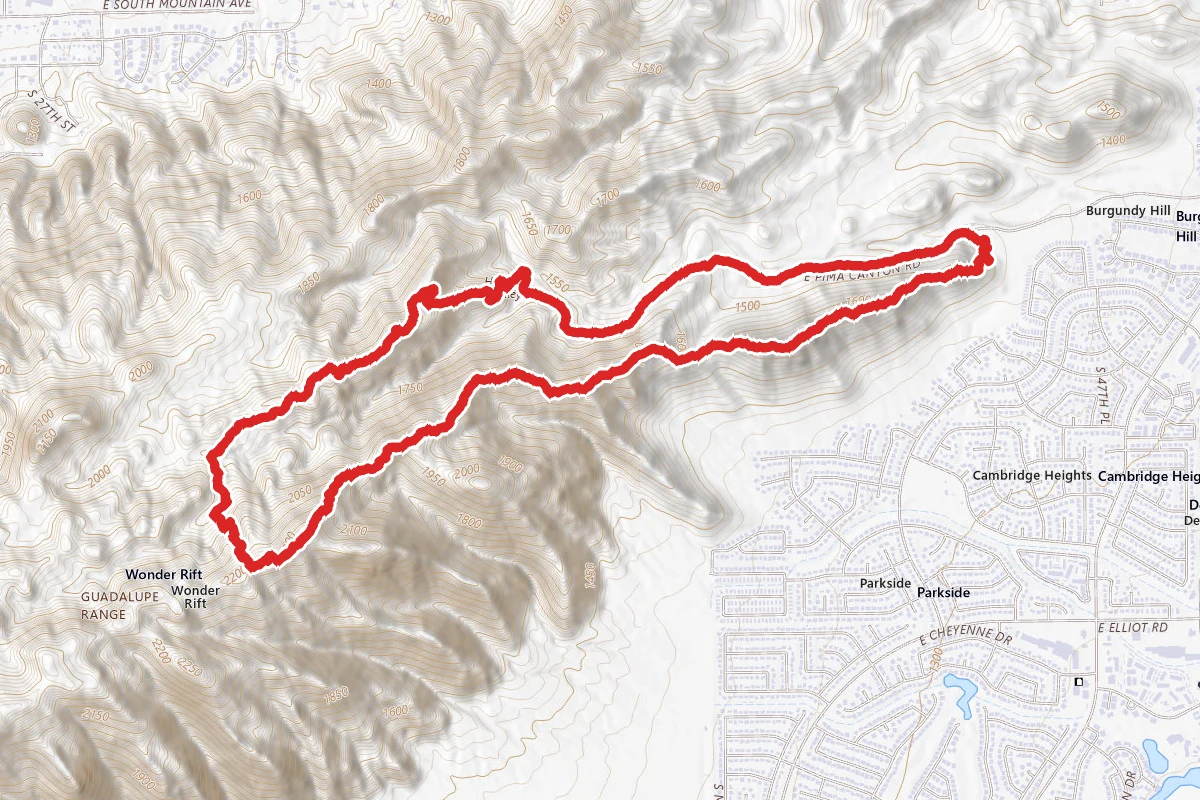 Midlife Crisis Trail and National Trail Loop