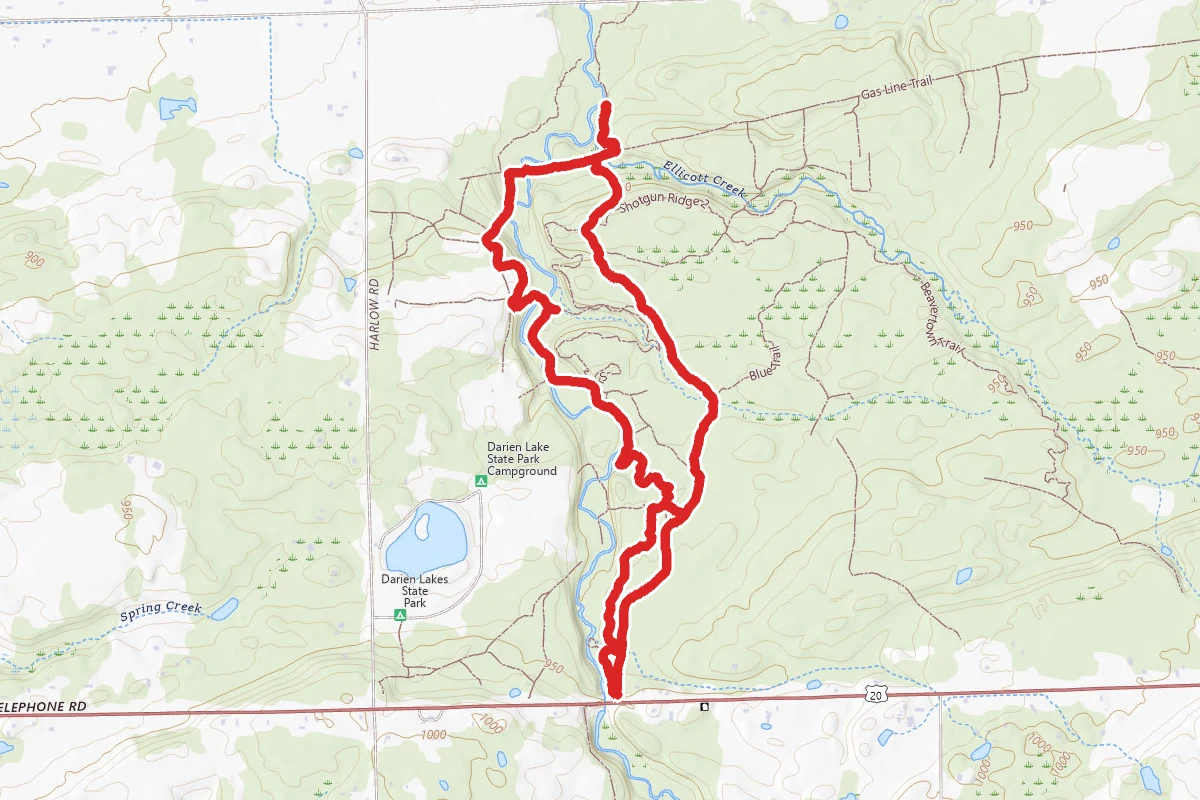 Conservation Trail to Gas Line Loop