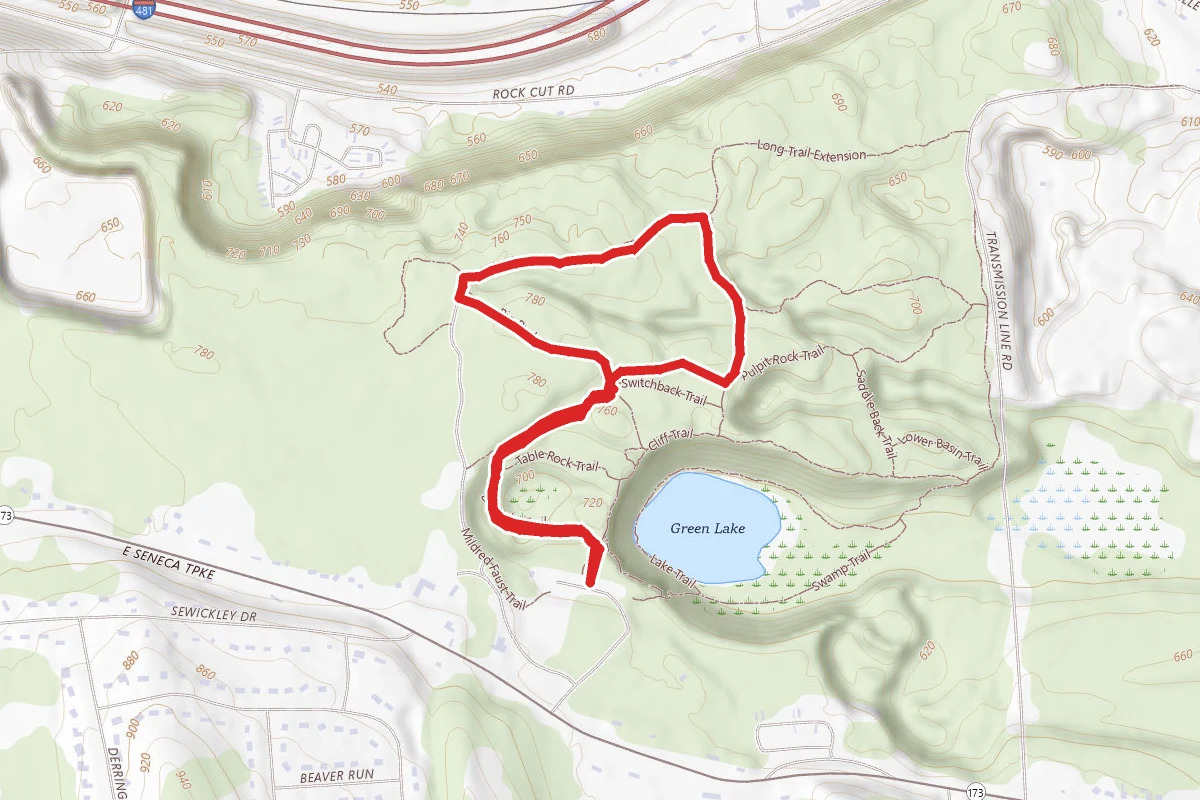 Dry Lake to Big Buck and Long Trail Loop