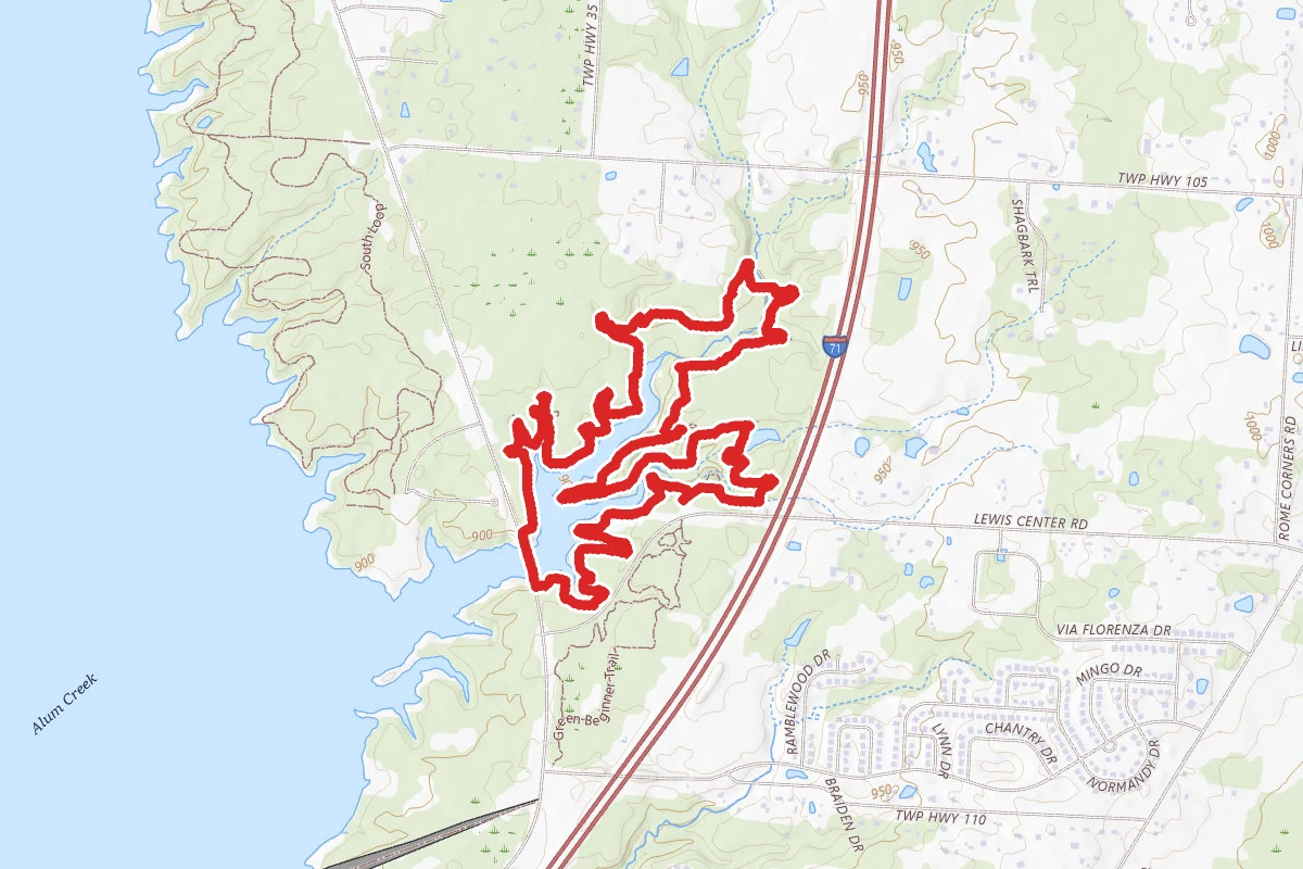 Alumn Creek Phase 1 MTB Trail