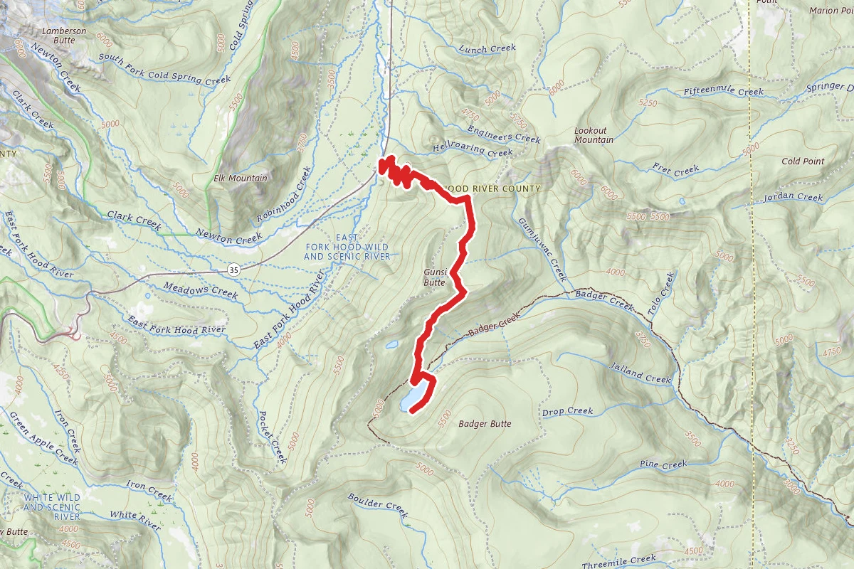 Badger Lake Trail