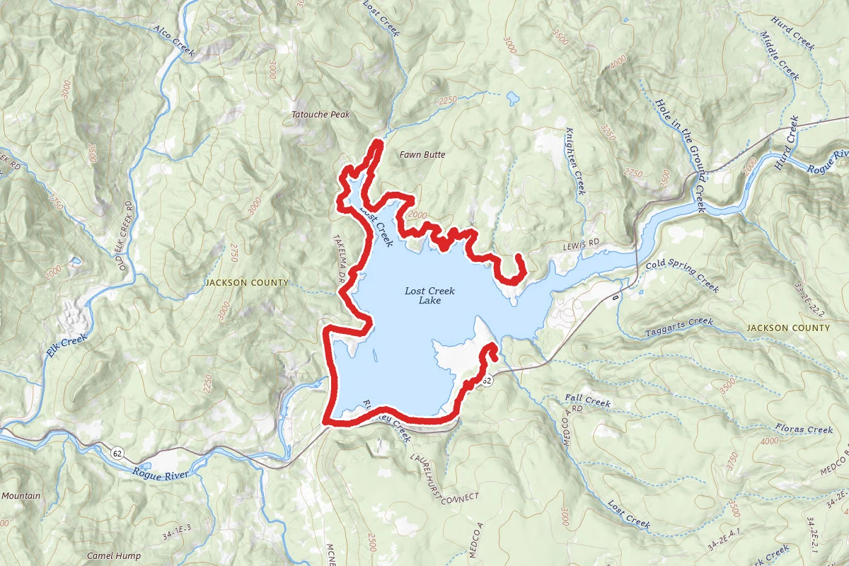 Lost Creek Lake Shoreline Trail