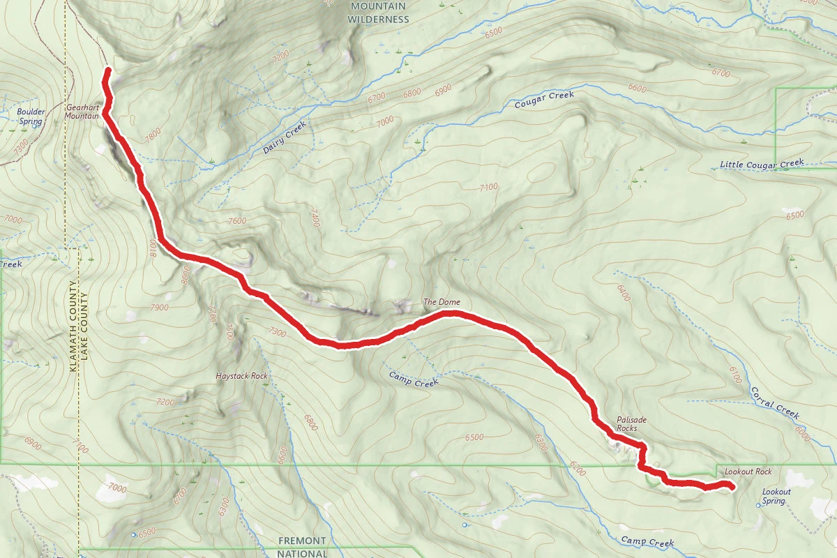 Gearhart Mountain Trail