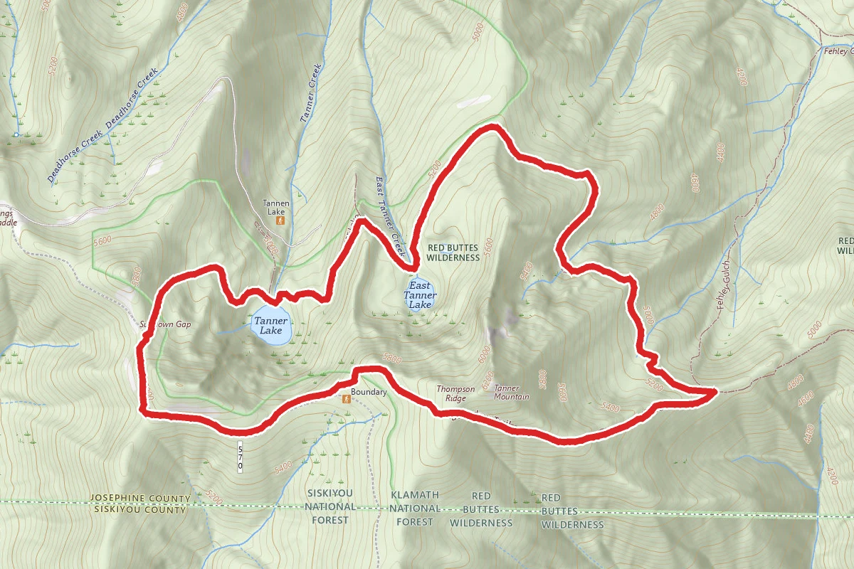 Tannen Lakes Loop Trail