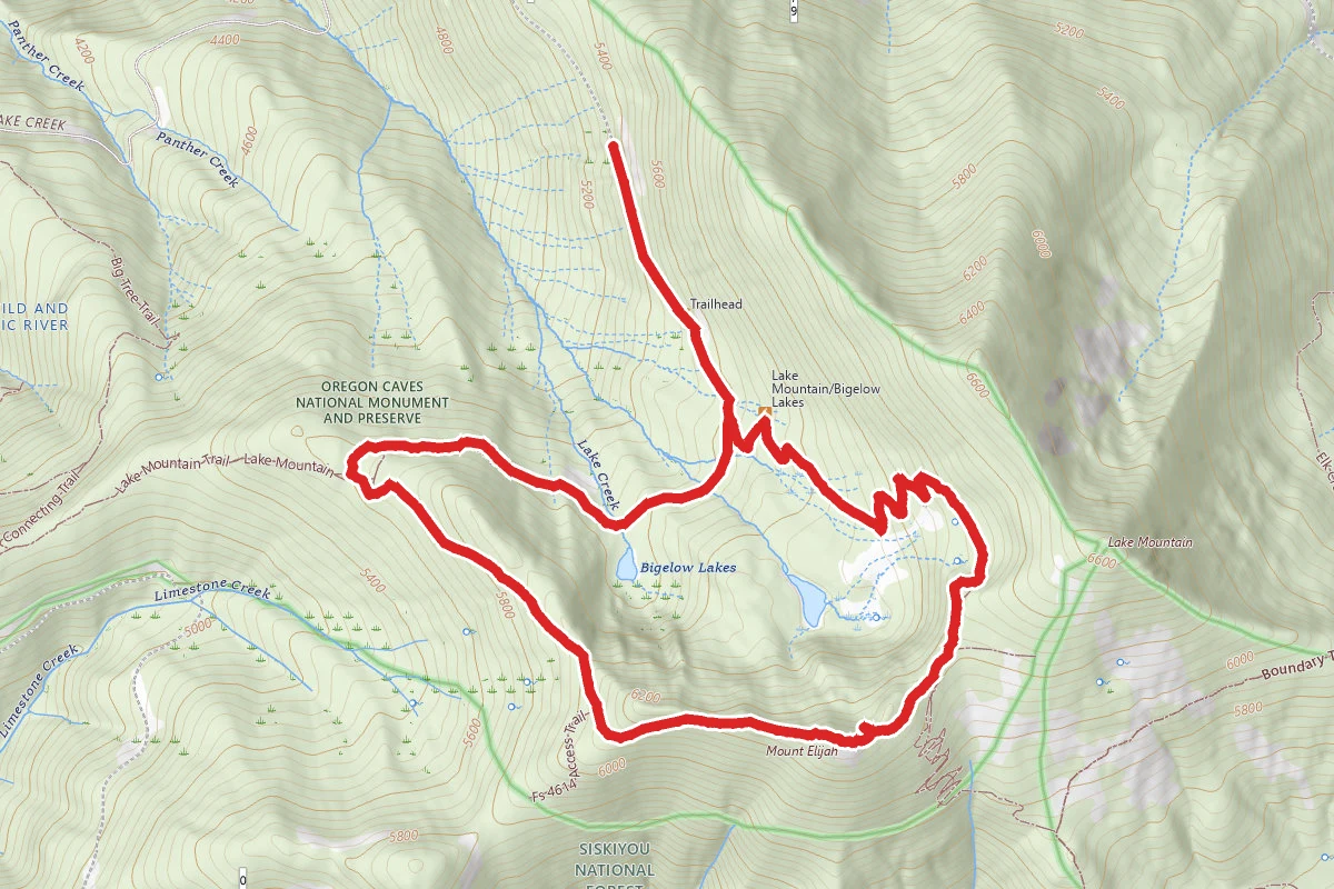 Elijah Mountain Trail
