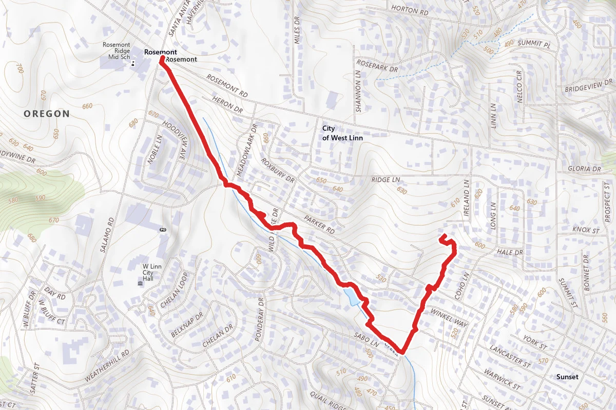 Tanner Creek Park Trail