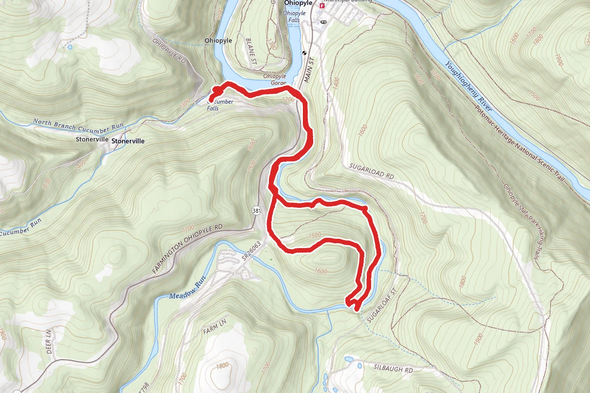 Great Gorge to Meadow Branch Trail