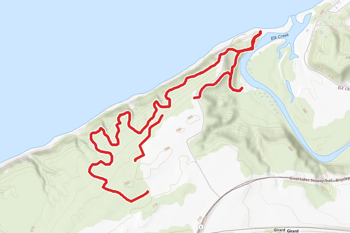 Transition and Black Oak Savanna Trails Loop from Elk Creek Trailhead